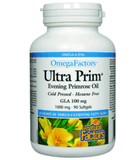 Natural Factors Ultra Prim Evening Primrose Oil 1000mg